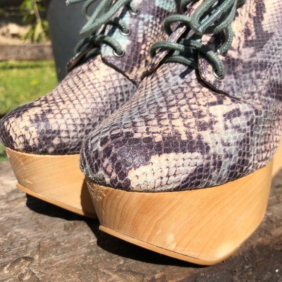 Jeffrey Campbell Python Booties - Picture 5 of 7